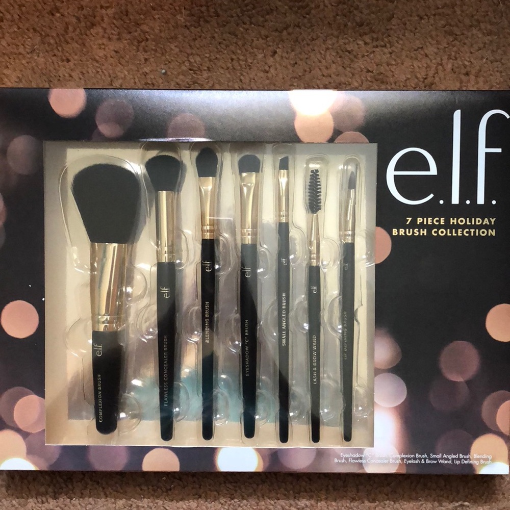 ELF 7 Piece Holiday Brush Collection